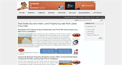 Desktop Screenshot of buylandindia.com