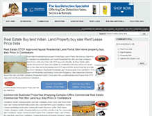 Tablet Screenshot of buylandindia.com